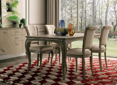 Esstisch Design Möbel Einrichtung Tische Massivholz Tisch Neu Luxus Italienische