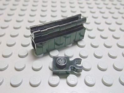 Lego 10 Platten 1x1 Clip schwarz Nummer 4085d