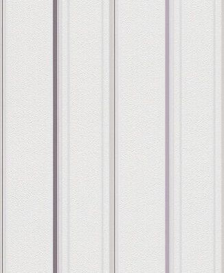 Rasch Tapete Selection 313659 Hellgrau Beige Violett stylisch Streifen