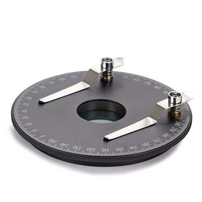 NZ.9524 360° drehbaren runden Tisch mit eingebautem Polarisationsfilter