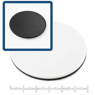 NZ.9956 Paar Objekt Tisch platten (schwarz/ weiß)