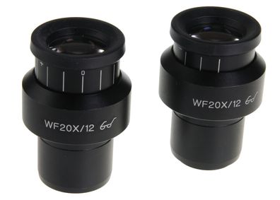 NZ.6020 Paar HWF 20x/12 mm Okular Euromex Nexius Zoom