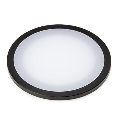NZ.9950 Standard-Plexi-Glas Objekt Platte, undurchsichtig, mit schwarzem Rand