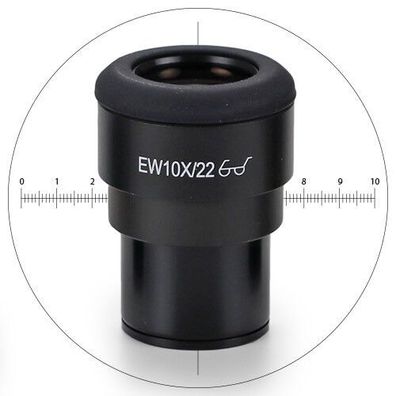 IS.6210-CM EWF 10x/20 mm Okular mit 10/100 micrometer und fadenkreuz, Ø 30 mm