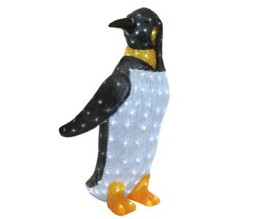 490900 Lumineo LED Acryl Pinguin innen & aussen 47x47x83cm & 200 LED Kalt Weiss