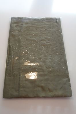 Schal mit Kristallen Halstuch Tuch vom Hof SC 2026-12 Schal 190 x 75cm Grün