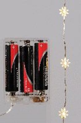 48.2379 Micro Lumineo LED Stern Lichterkette mit Batterie betrieben
