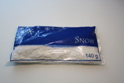 470151 Deko Schnee Schneeflocken Weiss Weiß 140 Gramm 100% PE