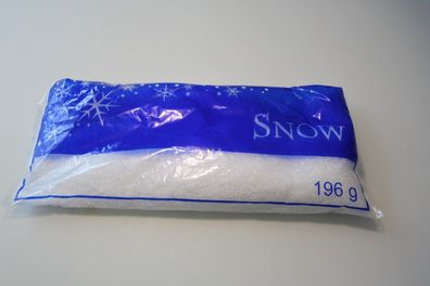 470161 Deko Schnee Schneeflocken fein Weiss Weiß 196 Gramm 100% PE