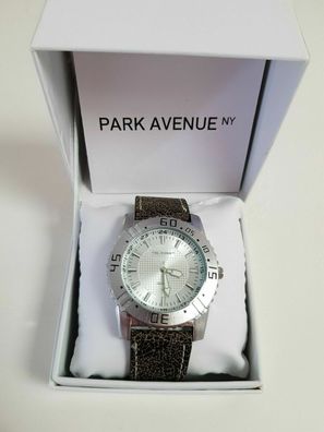 Park Avenue Herrenuhr Armbanduhr Armband Uhr für Herren Quarzwerk