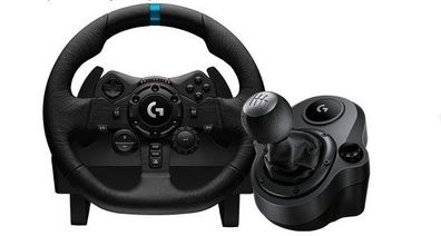 Logitech G923 Trueforce für PlayStation und PC + Logitech Driving Force Shifter