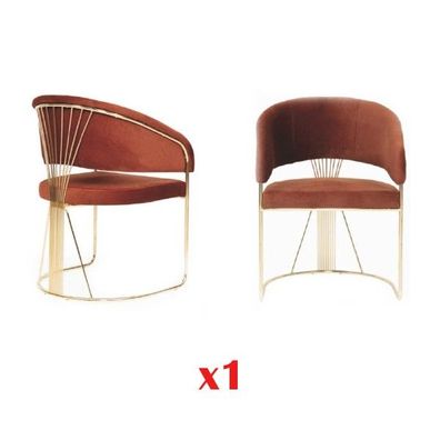 Esszimmer Edelstahl 1x Stuhl Lederstuhl Design Polster Stuhl Stühle Sitz Lehn