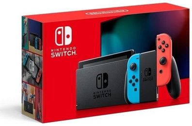 Nintendo Switch neon-rot/ neon-blau (neue Edition)