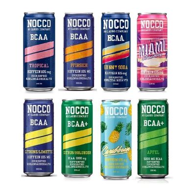 NOCCO BCAA Drink - Variety Pack 8er