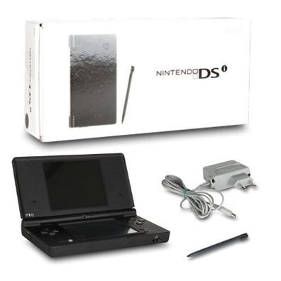 Nintendo DSi Konsole in Schwarz mit Ladekabel in OVP #81D