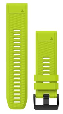 Garmin QuickFit Silikon Armband 26mm Leuchtgelb für Fenix 5X, 6X,7X