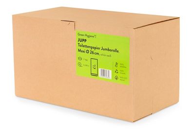 JUPP Midi Großrollen | recycling | 2-lagig | 6 Rollen | Toilettenpapier