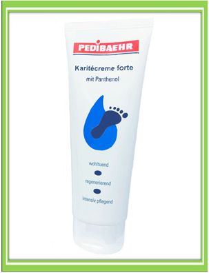 Pedibaehr Karitecreme Forte Fußcreme mit Panthenol 125ml |€56, -/ L