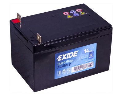 EK143 EXIDE AGM Stützbatterie für Renault 24410-3090R 12V/14Ah 80A Ersatzakku