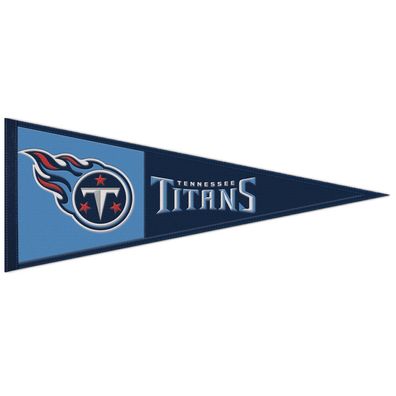 NFL Tennessee Titans Wool Primary Wimpel Pennant Banner 80x35cm 194166475366
