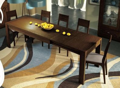 Esstisch Ausziehbarer Tisch Tische Esstische Möbel XXL Holz Design Modern Neu