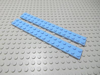 Lego 2 Platten 2x16 Mediumhellblau Nummer 4282