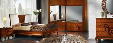 Bett Doppelbetten Modernes Bettgestell Betten Bettrahmen Holz Hotel Design Neu