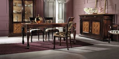 Esstisch Luxus Tisch Massiv Holz Möbel aus Italien Esszimmer Tische Einrichtung