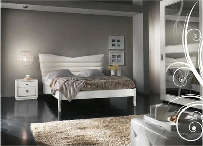 Luxus Bett Holz Betten Bettrahmen Weiß Doppel Bettgestell Betten Doppelbetten