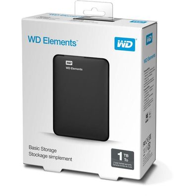 Western Digital Elements Portable 1TB USB 3.0
