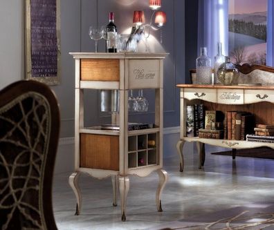 Hausbar Barschrank Bar Tisch Regal Weinregal Weinschrank Luxus Schrank Vitrine