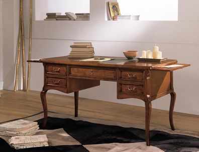 Tische Massivholz Tisch Sekretär Italienische Antiker Schreibtisch Englischer