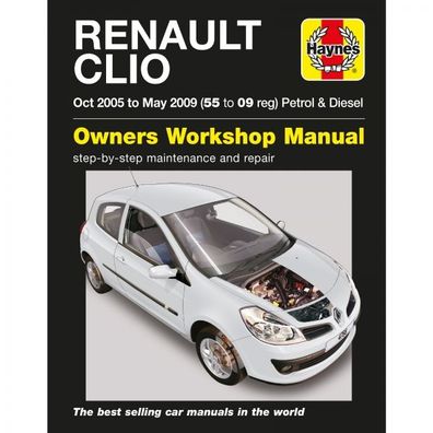 Renault Clio 10.2005-05.2009 Benzin Diesel Reparaturanleitung Haynes
