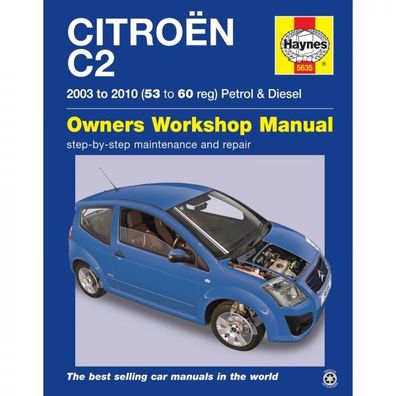 Citroen C2 2003-2010 Benzin Diesel Reparaturanleitung Haynes