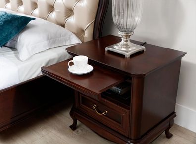 Hotel Nachttisch Schlafzimmer Serviert Schublade Konsolen Tisch Holz
