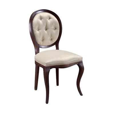 Stühle Esszimmer Stuhl Luxus Lehnstuhl Chesterfield Möbel Holzstuhl