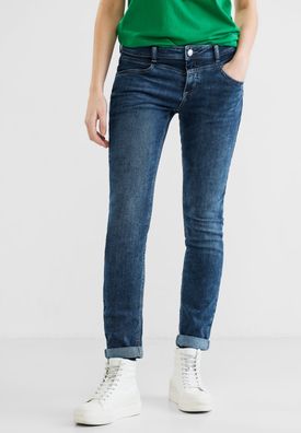 Street One - Casual Fit Jeans in Deep Indigo Used Wash-32er Länge