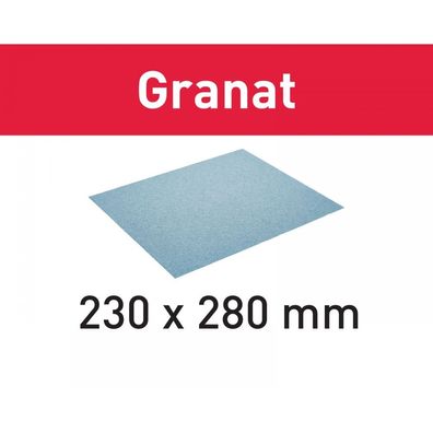 Festool Schleifpapier 230x280 P80 GR/10 Granat (201258), 10 Stück