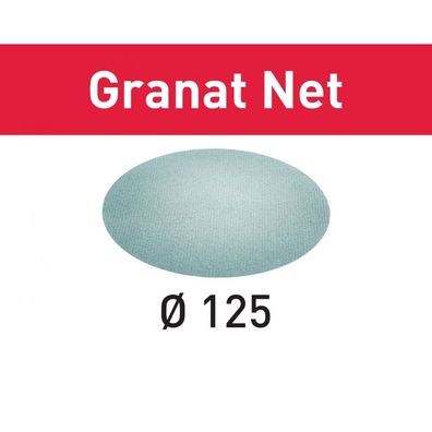 Festool Netzschleifmittel STF D125 P180 GR NET/50 Granat Net (203298), 50 Stück
