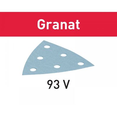 Festool Schleifblatt STF V93/6 P80 GR/50 Granat (497392), 50 Stück