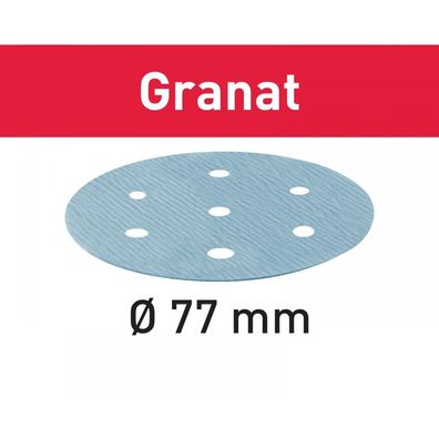 Festool Schleifscheibe STF D77/6 P240 GR/50 Granat (497409), 50 Stück