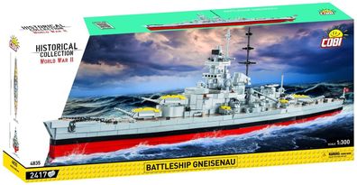 Battleship Gneisenau Konstruktionsspielzeug Set Bausteine 1938-1945 Kriegsmarine