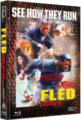 Fled - Flucht nach Plan (LE] Mediabook Cover C (Blu-Ray & DVD] Neuware