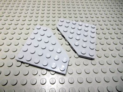 Lego 2 Platten 6x6 diagonale Ecke neuhellgrau Nummer 6106