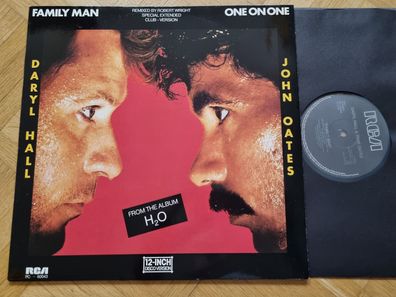 Daryl Hall & John Oates - Family Man/ One On One 12'' Vinyl Maxi Netherlands