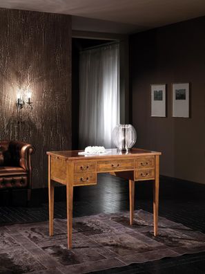 Schreibtisch Tisch Italienische Einrichtung Möbel Tische Holz Büro Sekretär Neu