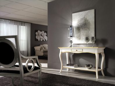 Konsolen Nachttisch Wohnzimmer Beistelltisch Modern Design Möbel Holz Weiß Neu