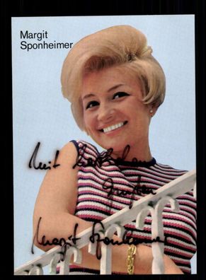 Margit Sponheimer Autogrammkarte Original Signiert ## BC 195142