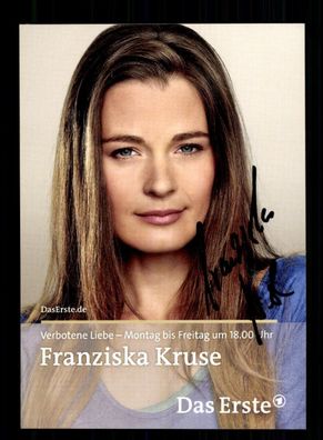 Franziska Liebe Verbotene Liebe Autogrammkarte Original Signiert ## BC 195213