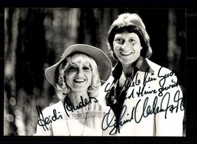 Heidi Anders und Siegfried Uhlenbrock DDR Autogrammkarte Orig Sign## BC 194429